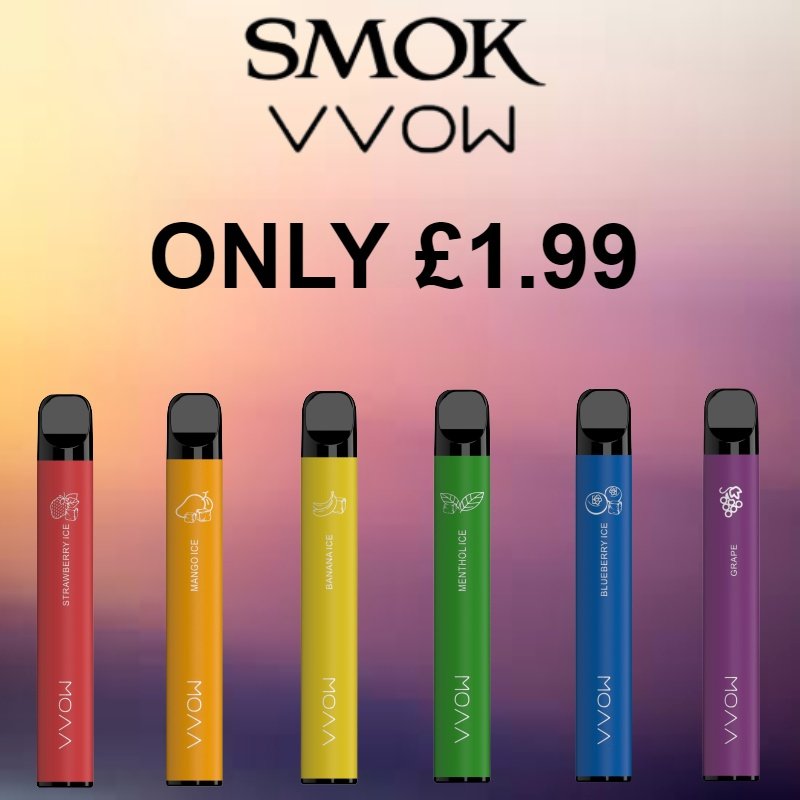 SMOK VVOW Disposable Vape 1 99 Vape Bargains UK