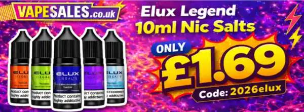 VapeSales Elux Legend Nic Salts from £1.69