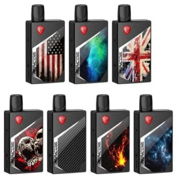 Rincoe, Tix Pod Kit, rincoe cheap, rincoe pod kit, rincoe mesh coils, mesh coil, 1000mah, c charging mod, cast sky, flame, galaxy, uk flag, us flag, blazing skull, carbon black,