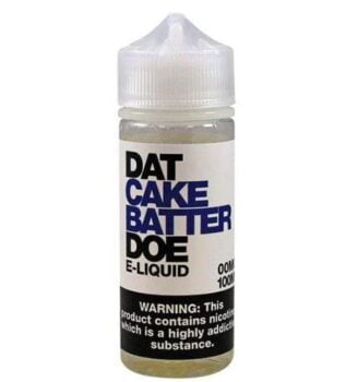 Cake, Batter Doe, Dat Juice, 100ml, Shortfill, 0mg, cake batter, e-liquid, sweet, fruit, pudding, dessert, cream, birthday cake, vape deals, vape uk, easter liquid deals, 0mg, max vg, VG, low pg,