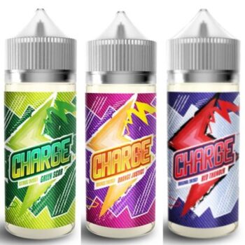 100ml, Eliquid All Brands, Eliquid, Eliquid Flash Sale, New, Sale, Size, CHARGE, vape uk, max vg, sweet, fruit, fizzy, candy, cooling, bubblegum, lemon, orange, 70vg,