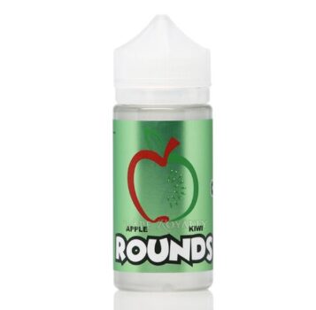 Rounds, 100ml, E-Liquid, Shortfill, max vg, 80vg, 0mg, vape sales, liquid sales, easter vape deals, uk vape deal, kiwi, apple,