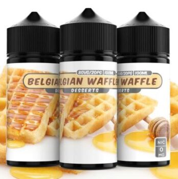 Belgian Waffle, Belgian, Waffle, 100ml, 0mg, sweet, syrup, 70vg, 80vg, max vg, VG, vape uk, e-liquid, short fill,