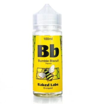 Bumble Biscuit, Baked Labs, Short Fill, 100ml, 0mg, 70vg, max vg, VG, spring deals, weekend deals, vape deals, vape uk, e-liquid, sweet, creamy, Biscuit liquid, vape liquid,