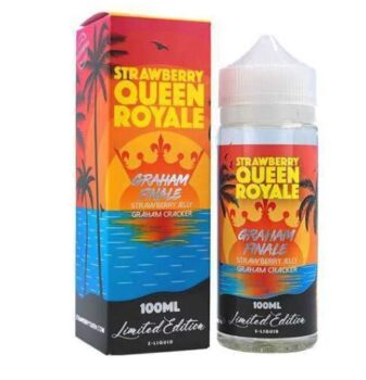 Graham Finale, Strawberry Queen Royale, 100ml, Short Fill, 0mg, sweet, fruity, 70vg, max vg, strawberry jelly, jelly, graham cracker, vape deals,