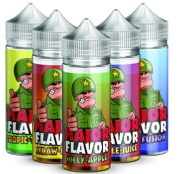 Major, Flavour, E-Liquid, 100ml, Short Fill, 0mg, beetle juice, blue fusion, chapple, jolly apple, mangice, purple, straw nana, tropic thunda, easter deals, vape sales, liquid deals, uk vapor waves, 70vg, max vg, sweet, fruity, forest fruits,