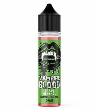 Grape Menthol, Vampire Blood, E Liquid, 60ml, Shortfill, short fill, e-liquid cheap, grape liquid, menthol liquid, 0mg, 50vg, 50pg, pod liquid, 50ml, sweet, fruity, sour, cheap liquid, vape liquid,