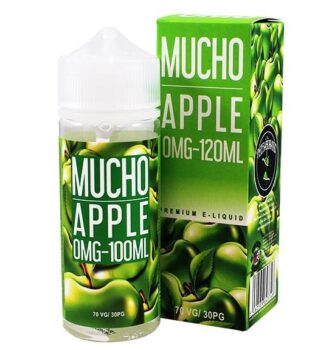 Apple, Mucho, 100ml, Shortfill, eliquid, liquid, vape liquid, summer liquid, apple liquid, fresh apple, mucho liquid, sweet, fruity, sour liquid, tasty, 0mg, max vg, vape liquid sales,