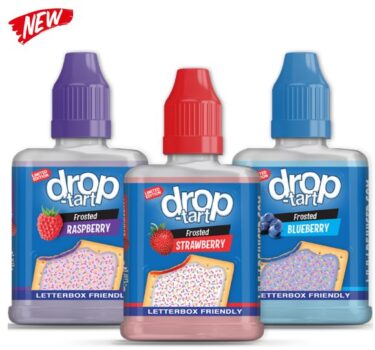 DropTart, Shortfill, 180ml eliquid Pack, frosted strawberry, frosted blueberry, frosted raspberry, 0mg, liquid bundle, vape bundle, vape uk, liquid uk, 70vg, sweet, fruity, drop tart, pop tart, biscuit, pastry, fruit jam,