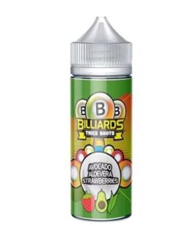 Avocado, Aloevera, Strawberries, Trick Shots, Billiards, E Liquid, 120ml, Shortfill, 0mg, Max VG, strawberry, billards e-liquid, short fill, summer e-liquid sales,