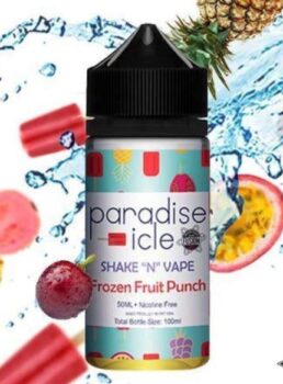 Frozen Fruit Punch, Paradise icle, 50ml, Shortfill, quality e-liquid, 0mg, sweet, fruity, ice liquid,