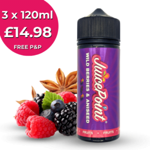 JuicePoint Vape - Wild Berries & Aniseed Eliquid