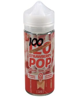 Strawberry Pop, 100ml Shortfill, 100ml, mad hatter liquid, e-liquid, 0mg, 70vg, max vg, liquid deals, mad hatter UK, mad hatter Sales, USA Premium liquid deals UK, strawberries, ice pop, sweet, fruity,