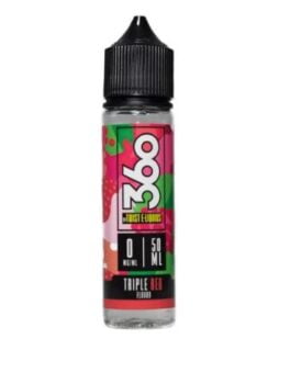 360 Triple Red,Twist E-Liquids, 50ML, Short Fill, 0mg, UK Liquid Sales, UK Vape Liquid Deals, 2020 deals, Autumn vape deals, Vape UK,