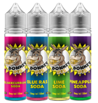 Donkey Piss, E-liquid, 50ml, 200ml, blackcurrent soda, blue ras soda, lime soda, pineapple soda, fruity shortfill, exotic, apple, lemon, cherry, cola, watermelon, weekly e-liquid deals, September 2020 Vape deals, UK Discounted E-liquid,