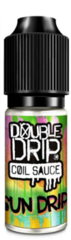 Double Drip, E-liquid, sun drip, 10ml, shortfill, pink grapefruit, juicy tangerines, tangy apricot, fruity, UK Vape Deals 2020