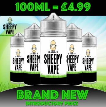 Sheepy Vape, 100ml, E-Liquid, 0mg, sweet, fruity, max vg, 70vg, sheepy e-liquid, sheepy shortfill, Short Fill, Vape UK,