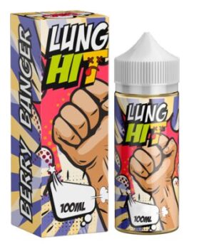 Berry Banger, 100ml, Lung Hit, Creamy, almond, milk, Blackberry, Eliquid, Cheap shortfill deals, October 2020, Vape discount UK,