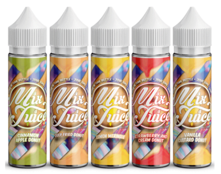 Mix Juice, Fried Donut, Bundle, vanilla custard, Lemon meringue, Strawberry Cream, Deep Fried, Cinnamon Apple, Enlgish Classics, UK E-liquid Bundles, Vape Bundles November 2020,