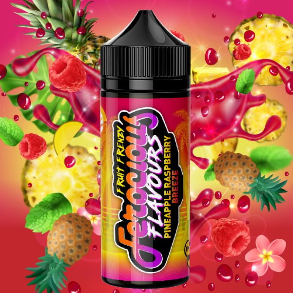 Pineapple Raspberry Breeze 120ml - £9.99 - Vape Bargains UK