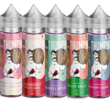 Thumping Brews, E-Liquid, 50ml, Shortfill, pineapple, slush, key lime, Punch, Berrylyptus, pink lemonade, strawberry, melon balls, Raspberry, Eton mess, Pound cake, Vanilla Custard, October Vaping 2020, Eliquid Deals, October E-liquid Deals 2020, Discounted E-liquid Deals,