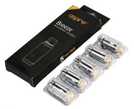 Aspire Breeze, Coils, 5 Pack, 0.6ohm, vape tank coils, coils for tank, UK vape deals, October 2020 vaping,