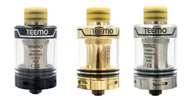 ThunderHead, Creations, Teemo, Tank, Gold plated, 2.5ml, Anti-burning mesh, anti-leaking, bottom airflow, top fill, Vape deals 2020,