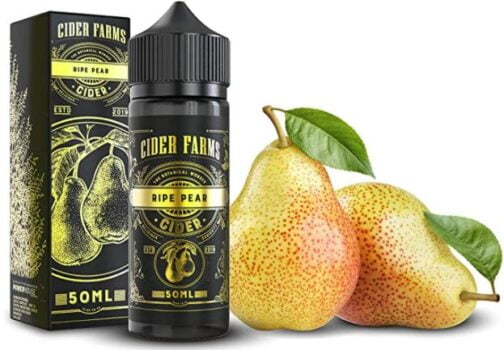 50ml, Cider Farms, Premium Vape Liquid, Ecig Vape Juice, E Liquid, E Cigarettes, Shortfill, Electronic Cigarette, Vapes Box Mod, Vape Pod, Vape Starter Kits, Eliquid, No Nicotine, Ripe Pear