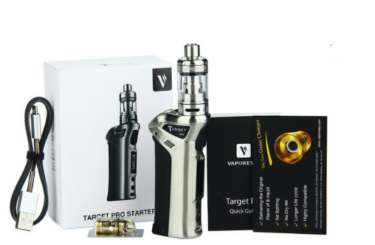 Vaporesso 75W Target Pro Starter Kit, Vape starter kit, Chrstmas sales, 2021 Vape mod deals, Target pro, 18650, onboard software, mod deals 2021, invapes deals, UK Vape deals,