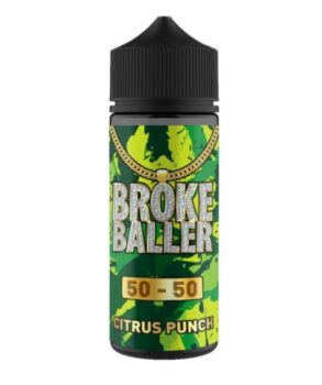 Citrus Punch, Broke Baller, 80ml, Shortfill, 0mg, 50vg, Max Flavour, Pod E-Liquid, Pod Juice Sales 2021, 50VG 2021 Deals, January 50VG Deals 2021,