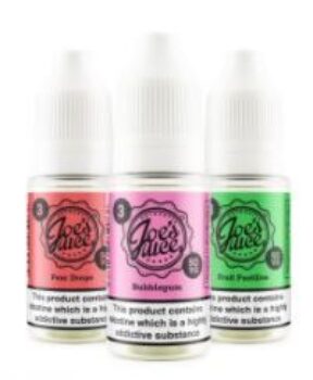 sample pack, 10ml, e-liquid bundle, joes juice sample pack, joes juice, 50ml, 0mg, 3mg, 6mg, tpd liquid, e-liquid deals UK, 20201 vape deals, 2021 vape deals UK, Uk 2021 Vape, January 2021 E-Liquid Deals UK, 50vg, sweet, fruity,