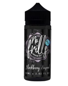 Blackberry Aniseed, No Frills, 80ml, Shortfill, 0mg, sweet, fruity, No Frills E-Liquid Deals February 2021, 80VG, Max VG,