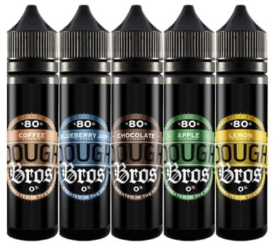 Dough Bros, 50ml, E-Liquid, fruit blast, Strawberry, watermelon, apple, blueberry jam, boston cream, caramel, coffee, chocolate, lemon, Vape deals uk, UK Vape deals 2021, UK Eliquid deals 2021, Valentines day offers 2021, 2021 EJuice deals, UK Vape liquid 2021,