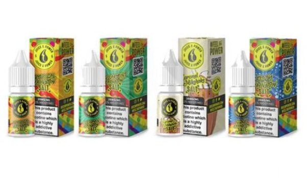 Juice & Power, Nic Salts, juice and power nic salts cheap uk, nic salts cheapest deals UK, Nic Salts Deals 2021, Nicotine Salts, pod salts, 50vg salts, 18mg salts, sweet nic salts, fruity nic salts,