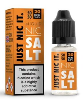 Just Nic IT, 10ml, E-Liquid, Salt, 20mg, nic salts, UK salt nic deals, Discounted salt nicotine deals 2021, uk Vape salt deals, Salt nic deals 2021, UK Nic deals,