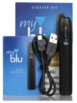 Myblu, Vape, Starter Kit, 350mah, MTL, mouth to lung, 1.5ml, 18mg, LED Battery life, 1.3ohm, 35% VG, Vape deals UK, UK pod systems, Discounted Vape deals UK,