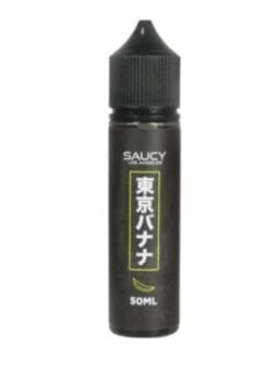 Saucy, Los, Angeles, Tokyo, Chocolate, Banana, Shortfill, 50ml, 0mg, 70vg, chubby bottle, saucy los angeles, tokyo e-liquid, e-liquid, ejuice, ejuice deals,