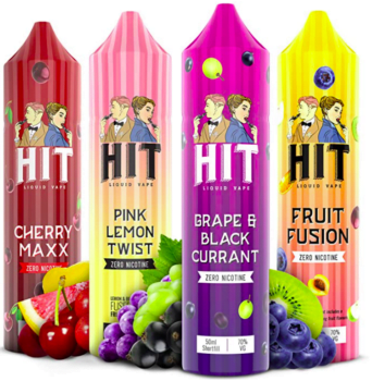 Hit Liquid Fruity Vape Juice Selection, Juicy, Sweet and Fizzy E Liquids, 4 x 50ml, Shortfill Bottles,Nicotine Free, 0mg, Vape Liquid, for All Day Vaping, 50ml, 100ml, 150ml, 200ml, cheap liquid amazon, amazon UK, Amazon UK vaping deals, Amazon eliquid Deals, cheapest e-liquid UK,