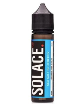 Sea Salt Blueberry, E-Liquid, Solace Black, 50ml, solace liquid deals sea salt, blueberry liquid, cheap ejuice, cheap ecig liquid, cheapest deals UK, 70vg, Max VG, 0mg,