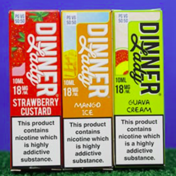 e-liquid, dinner lady, 10ml, 12mg, 18mg, sweet, fruity, fizzy, lemonade, strawberry, custard 50vg, low pg, max vg, 70vg, 10ml, multi pack, multi ejuice deals, 10ml tpd deals, pod liquid, pod juice cheap, cheap liquids UK, fruity ejuice, Dinner Lady UK Deals,