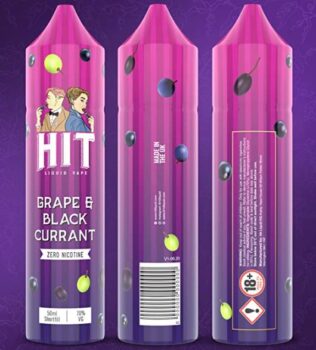 Hit Liquid, Grape & Blackcurrant, 50ml, Short Fill, 70vg, hit liquids 50ml, grape and black currant ejuice, sweet, fruity, max flavour,