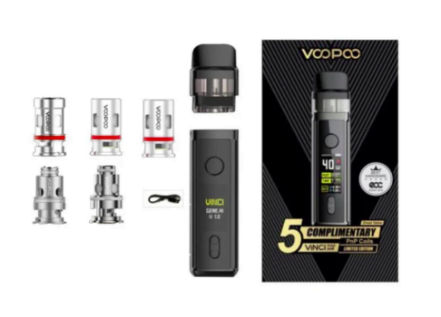 Chip Card, 1.0 Ohm, 0.8 Ohm, 0.6 Ohm, 0.45 Ohm, VINCI Device, VINCI Pod, PnP VM4 Coil, PnP R1 Coil, GENE AI Chipset, voopoo vinci full kit cheap uk, cheapsst VOOPOO Pod Kits UK, NEWVAPING coupon code, discount code, Weekend Vape deals,