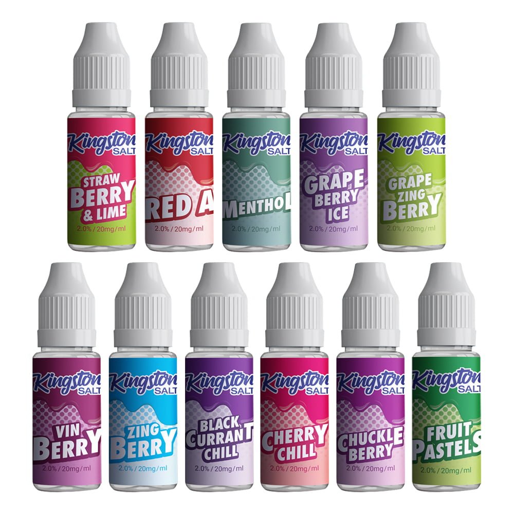 Kingston Salts Eliquid 4x 10ml £10.00 Vape Bargains UK