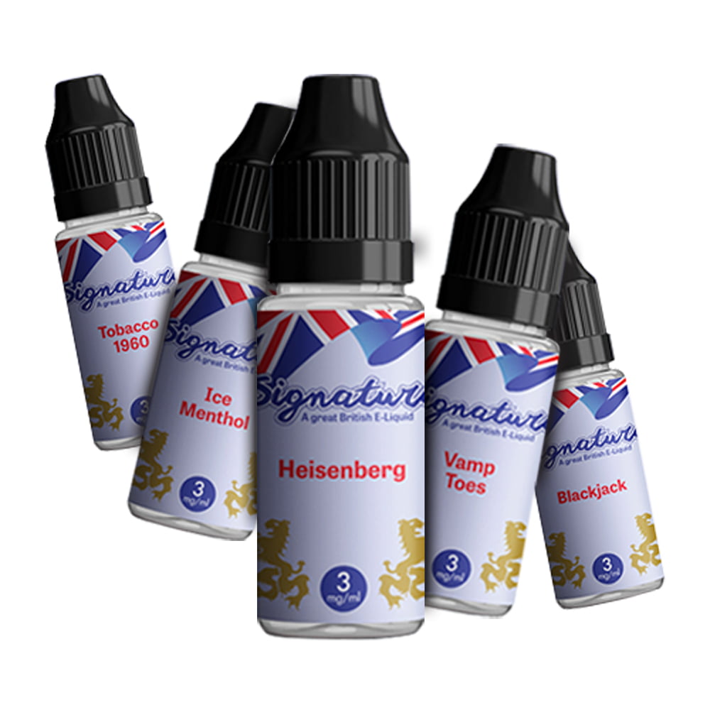 Signature 10ml ELiquid £1.99 Vape Bargains UK