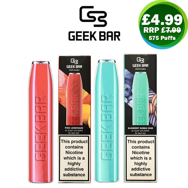Geek Bar Disposable Vape £4.99 Vape Bargains UK
