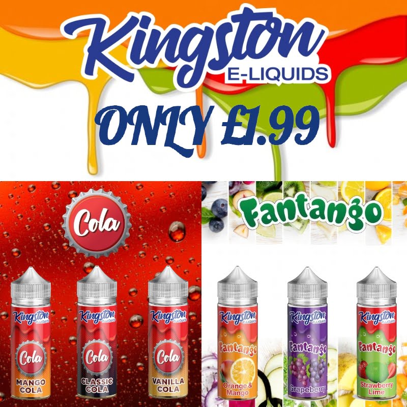 Kingston 100ml E-Liquid - £1.99 - Vape Bargains UK