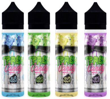 Trash Candy, 50ml, Shortfill, 80vg, sweet, fruity, trash candy e-liquid, premium ecig liquid deals, trash candy 50ml sales, vaping 101 deals, Stoptober liquid deals