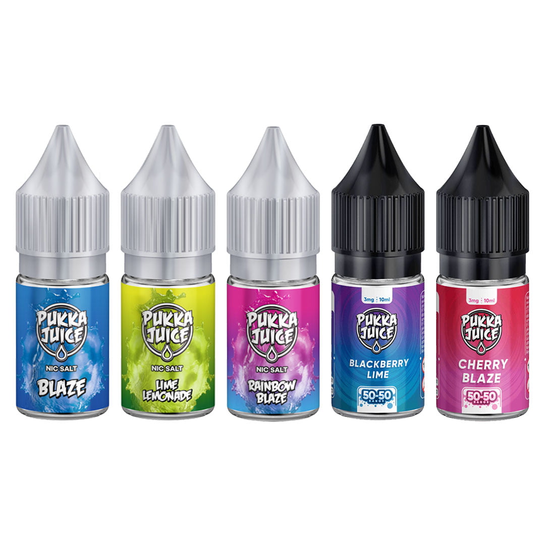 Pukka Juice Nic Salt 10ml X 5 - £14.95 - Vape Bargains UK