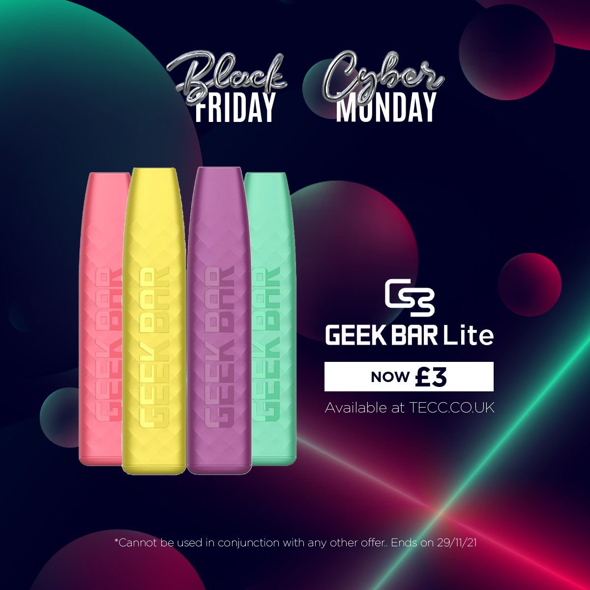 Geek Bar Lite £3.00 Vape Bargains UK