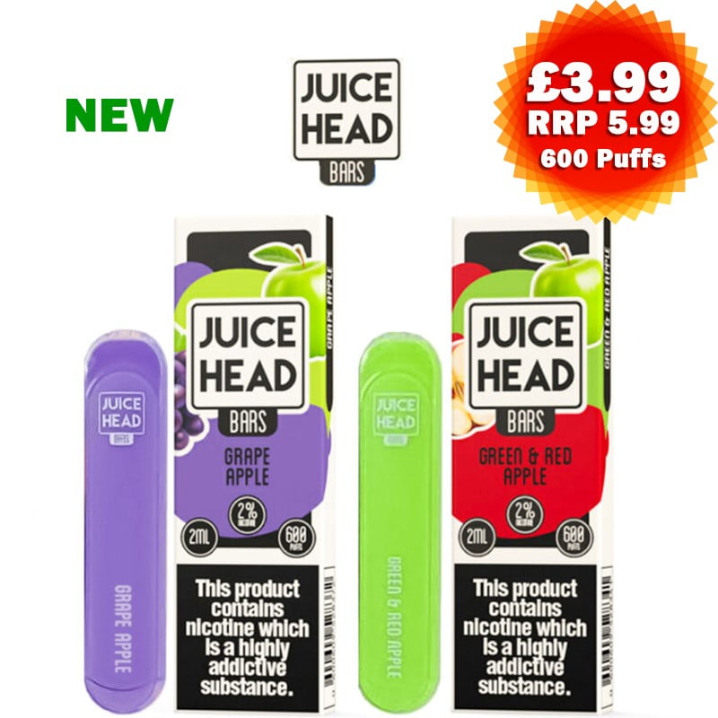 Juice Head Disposable Vape £3.99 Vape Bargains UK